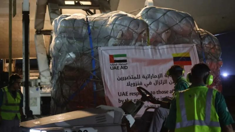 Emiratos Árabes Unidos entregó 70 toneladas de ayuda humanitaria a Venezuela