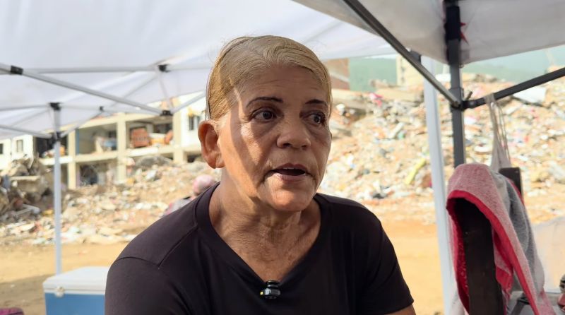 "Mis cinco nietos quedaron atrapados": El refugio en la fe de una abuela +VIDEO