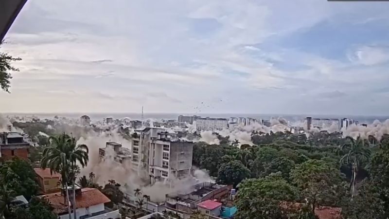 El doloroso video panorámico que muestra cómo La Guaira se convirtió en ruinas en segundos