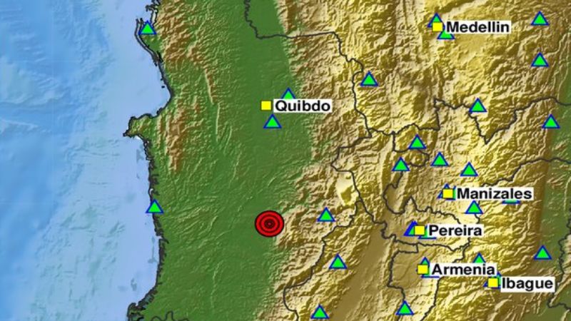 Temblor hoy 13 de agosto en Colombia: reporta réplica de 3,6 en el Chocó