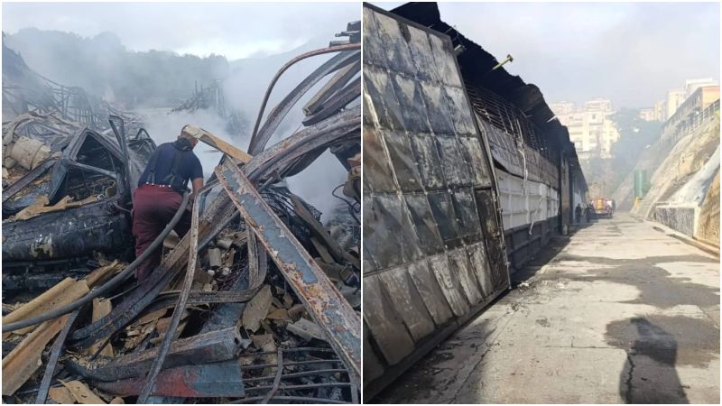 Lo que se sabe del voraz incendio que afectó tres galpones en El Llanito, +VIDEOS