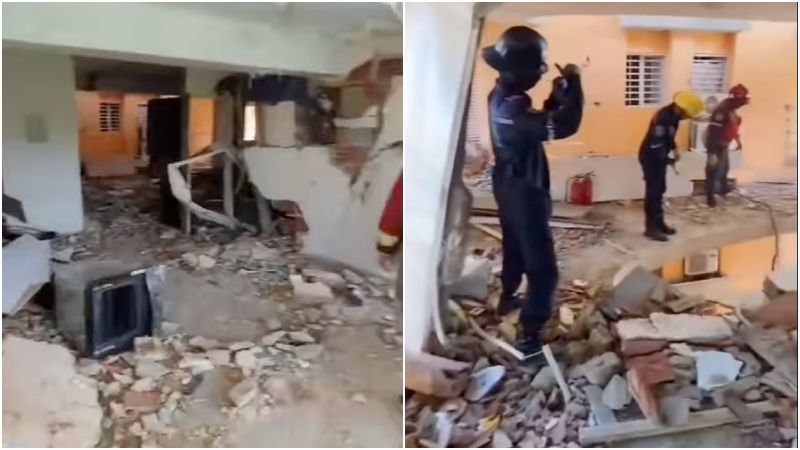 Heridos y destrozos por explosión de tubería de gas: en un edificio de Guatire