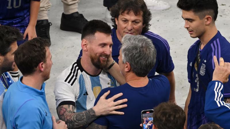 Filtran fotos del último adiós de Leo Messi a su padre Jorge en Argentina
