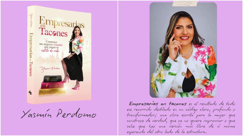 "Empresarias en tacones" de la venezolana Yasmín Perdomo es el libro de negocios más vendido en Amazon
