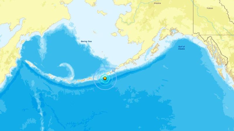 Un fuerte sismo de magnitud 6.3 sacude Alaska hoy 3 de septiembre