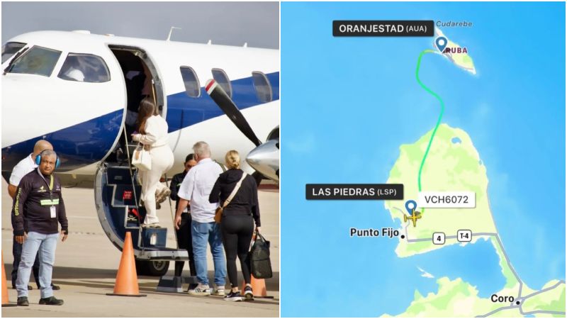 Así fue el vuelo inaugural Aruba - Paraguaná: tras siete años sin conexión directa +COSTOS