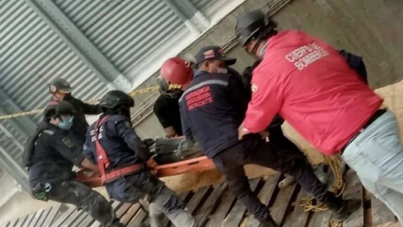Colapsó un silo de maíz en Cojedes: confirman un fallecido y dos heridos