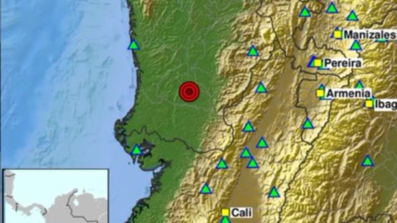 Cuatro sismos de magnitud superior a 4 sacudieron esta región de Colombia +VIDEO