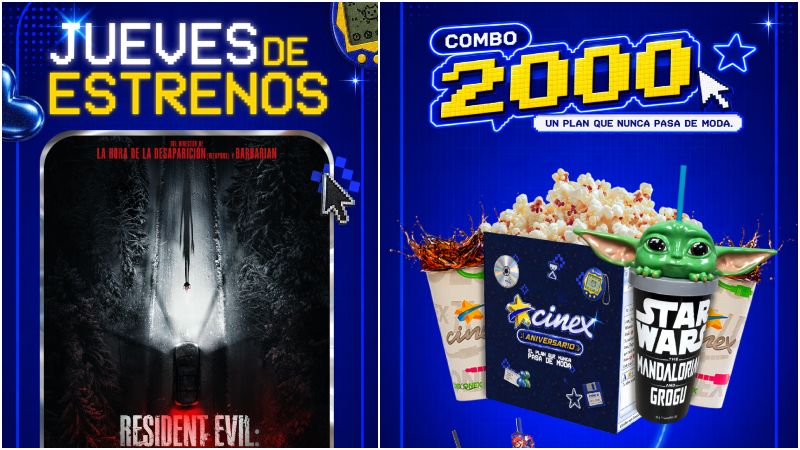 Cinex celebra su aniversario a lo grande: estrenos imperdibles y sorpresas para todos