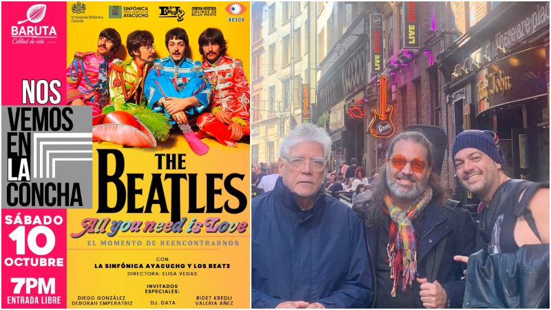 “All you need is love”: concierto que revive lo mejor de The Beatles llega a la Concha Acústica de Bello Monte